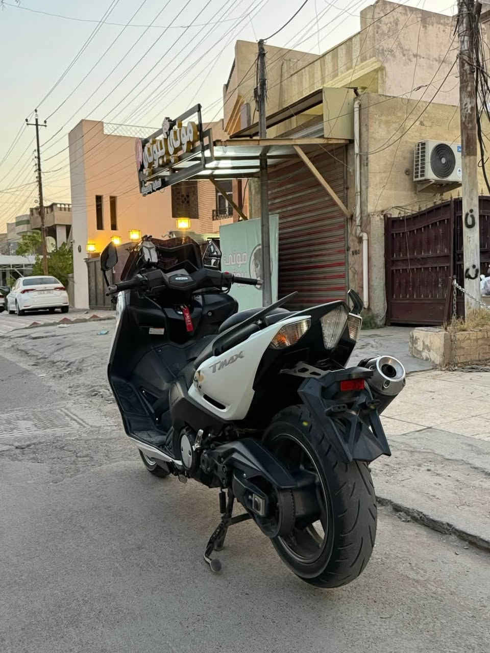 T MAX
وارد يابان كيج احمر بيه
فول ومكفوله دراجه نكره سلف كل وقت صافيه وما ممدود عليه. سبانه  بس مسويله ادامه عامه من قايش وتنضيف ودهن قبل ٣ايام بدلت دهنه تجي تكلب وتقتنع بيع او مراوس بدراجه كاوسكي 2004حسب نضافه ماريد نطايح يرحم والديكم مكاني بغداد تقاطع درويش ***********
