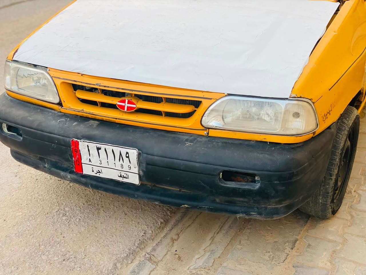سايبة للبيع مديل ١٤ جاهزة فقط الرابع يفلت بيهة  كهربائات كلهة شغالة سيارة كلشي ماعايزة مال جناي سعر ٨ونص بدون تحويل مكاني النجف ***********
