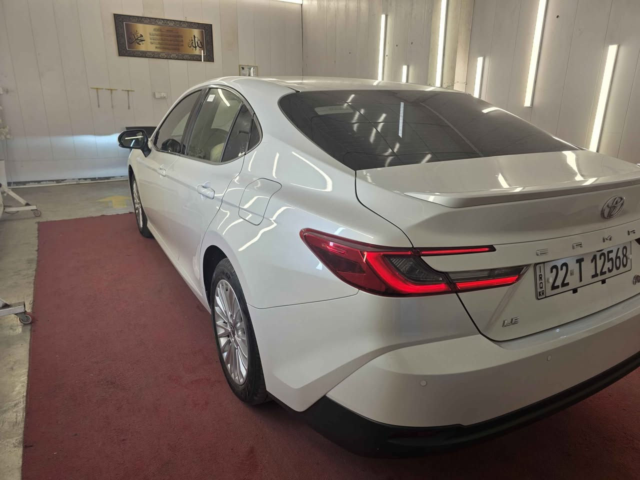 Toyata camry 2025 
25KM
Shareka chihan Motors 
Chamlxy dwaway sbox be daxele shoxt bwa 
Zamani sharekay Chihan

Nrx : 265$

تويتا كامري شريكة جيهان 
٢٥ الف ماشي 
جاملغ خلفي مكان شخت سبغ بدون دواخيل 
سيارة بيها زمان شريكة جيهان 

سحر : ٢٦٥$
رةقةم : ***********
اربيل٠ Singapore
