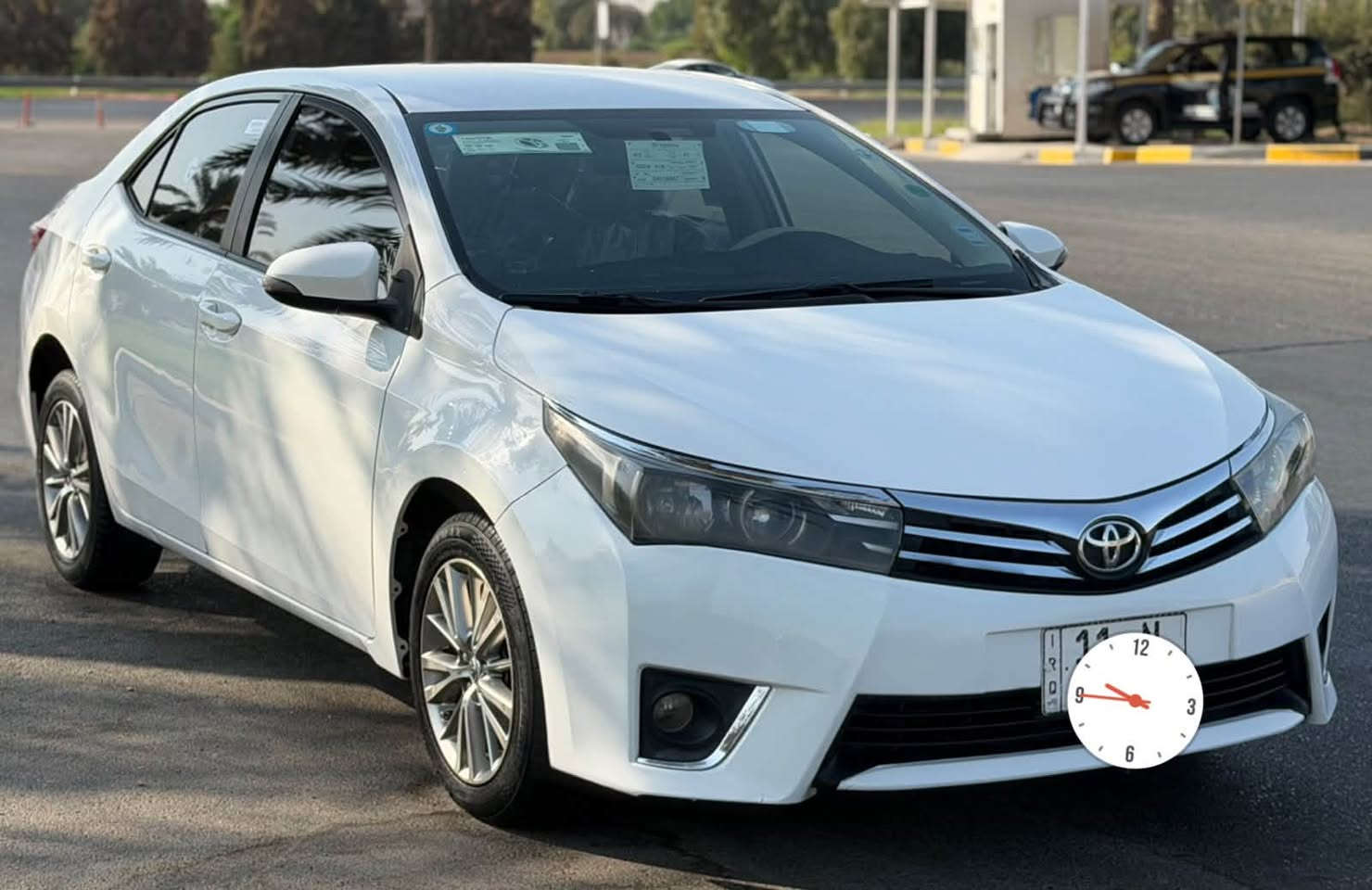 كورلا خليجي 2015 محرك 2000 ماشيه 129
السعر (127$$) للأتصال (***********) بي واتساب 
سياره جاهزه للاخر صدر تبريد محرك كير كهربائيات كلها جاهزه
السياره بيها صبغ باب الصدر والبنيد صبغ بدون دواخل 
شاشه كامره حساسات خلفيه هزه سنويه لوحات جدد تحويل مباشر  مكان السياره بغداد العامريه شارع نادي الخطوط 🙏🥀
