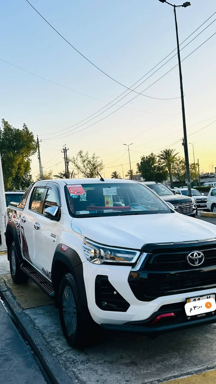 هايلوكس  2024 TRD تي اردي 6 سلندر فورويل ام الضمان ساز فول مواصفات 1/1 معروفه الساز تبريد كشنات تبريد قطعتين تبريد بيانو لمس شاحن لاسلكي مثبت سرعه دخول ذكي بصمات مرايات شفط فول للاخير محرك 6 سلندر4000cc ماشيه 24الف فقط مكفوله كفاله عامه وضع الشركه رقمها  بغداد تريد تحويل تريد وكاله عنواني بغداد للبيع او مراروس السعر 360 وبيهاا مجال  للشراي الاستفسار اتصل ***********
