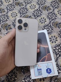 ايفون ١٦ برو ماكس • ٢٥٦ • بطاريه ١٠٠