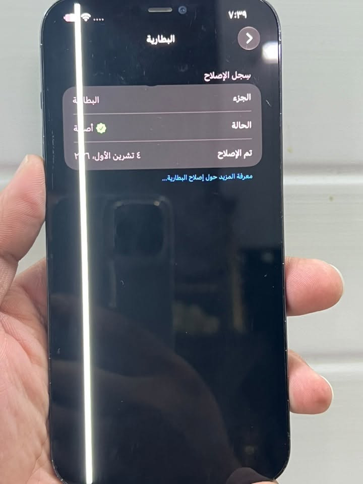 آيفون ١٢ برو ماكس • ٢٥٦ • شاشة فيها خط