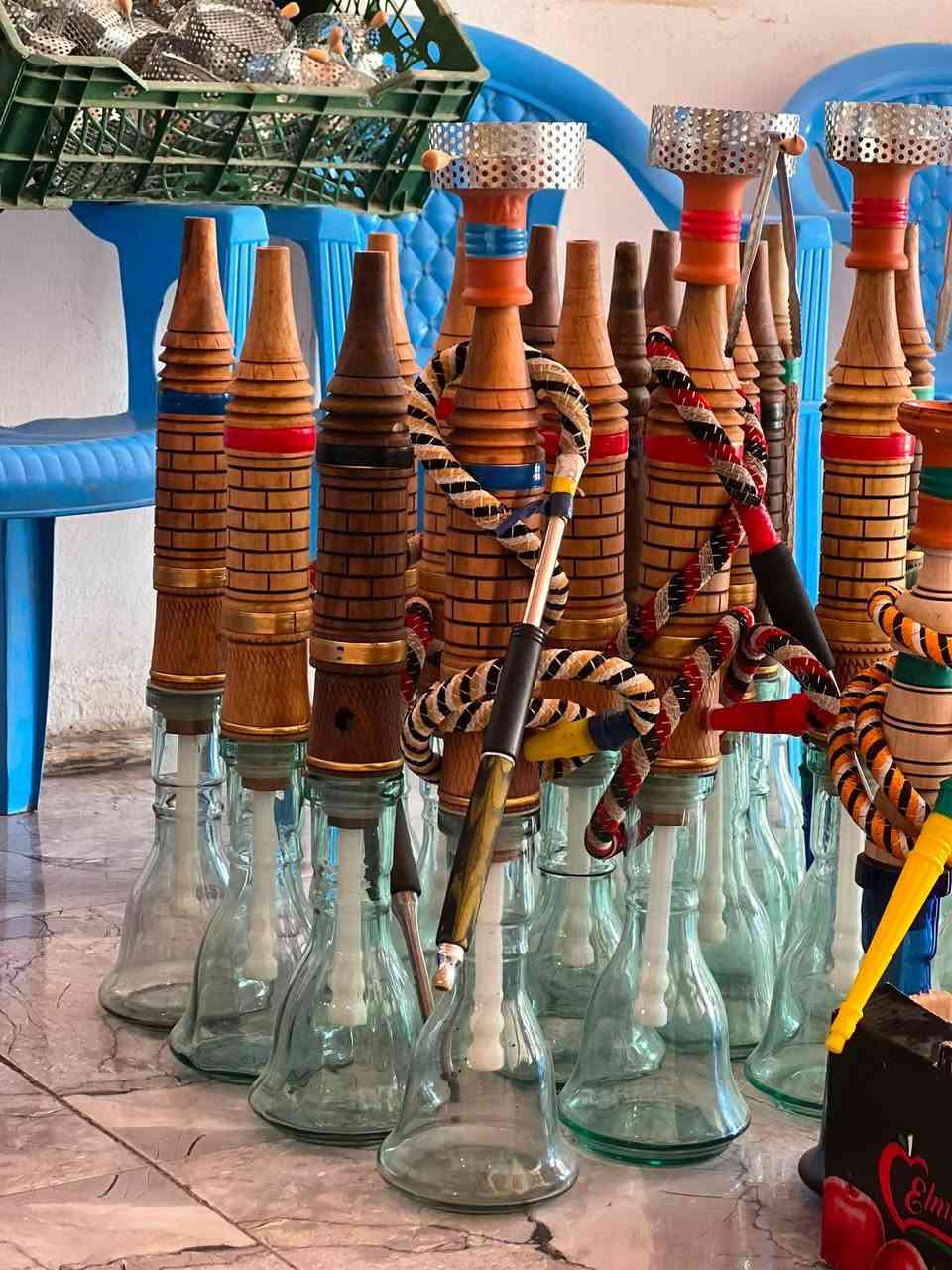 يا الله نراكيل للبيع جوز الأصلي 50سم العدد 34كامل ملحقات السعر الكلي 420متوفر مفرد العنوان السماوه الرميثى ***********
