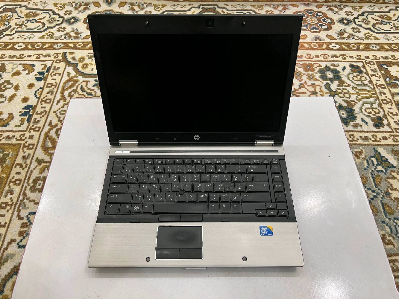 المواصفات الفنية:
​الموديل: HP EliteBook 8440p (هيكل معدني قوي وتحمل ممتاز)
​المعالج: Intel Core i5 M 520 بسرعة 2.40 GHz
​الذاكرة العشوائية (RAM): 4 جيجابايت
​نظام التشغيل: Windows 10 Pro (64-bit)
​الملحقات المرفقة مجانًا:
​شاحن HP الأصلي
​قاعدة تبريد/رفع للابتوب قابل للطي
​ماوس مع الماوس باد
​ملاحظة للأمانة:
الجهاز نظيف جدًا وشغال بشكل ممتاز 100%، العطل الوحيد هو البطارية وتحتاج استبدال (أو يعمل مباشرة على الشاحن بدون أي مشكلة).
السعر 150 وبي مجال لشراي 
الرقم ***********