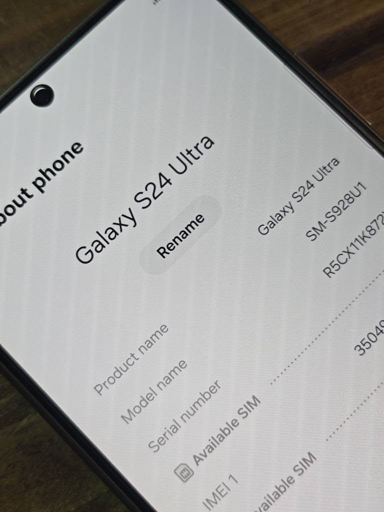 galaxy s24 ultra 
تەنها سیم کارت ناخوێنێتەوە
باقی زەمان 
تەنها ٤٢٠ دۆلار
خۆی گەر جۆکەر بکرێ ١ سیم ئی سیمە
بێ شوخت
نەکراوە
٢٥٦ رام ١٢
Snapdragon 8 gen 3
camera 100x zoom
pubg 120 fps
7 years update
زەمانی هەمو شتێک 
شوێن هەولێر 
گەیاندن هەیە 
*********** أربيل, العراق
