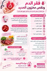 فقر الدم • نقص مخزون الحديد • خدمات تمريضية منزلية