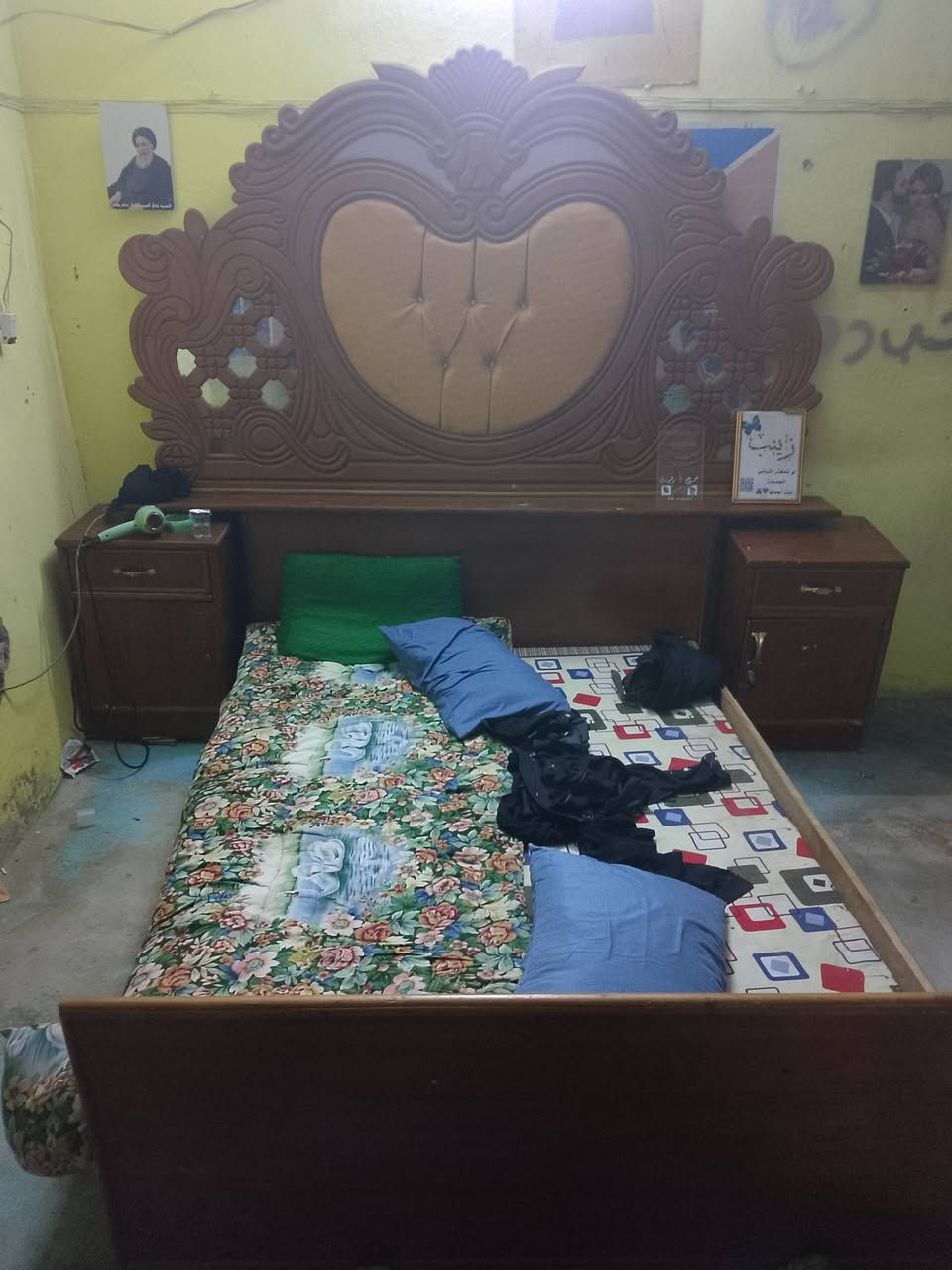 سلام عليكم اخوان عرفه نوم عراقي خشب تسكام مو سوكي السعر 250 وبيهه مجال حك الجيه عنوان بغداد الحسينيه ***********
