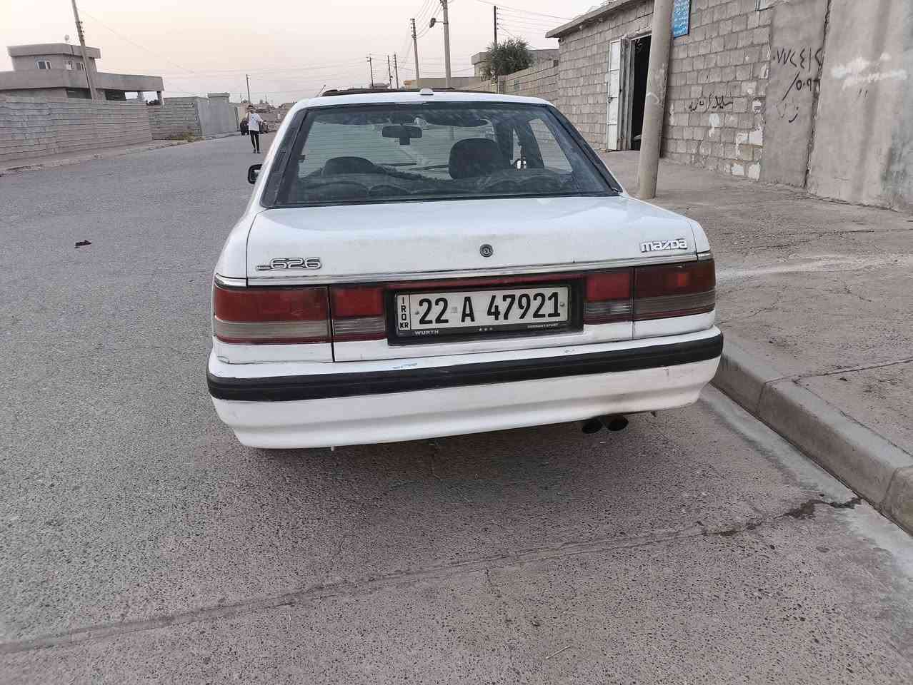 السلام عليكم
مازده 626 
موديل 90
رقم دولي هزه ما منتهية 
السياره بسمي شرط التحويل 
استفسار اكثر اتصل ع الرقم
***********
***********
