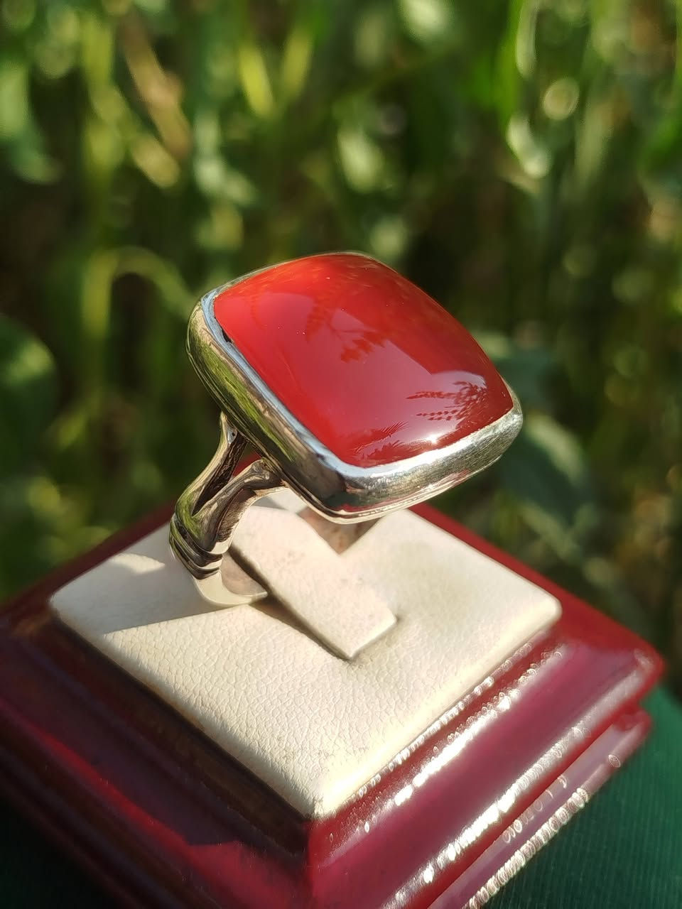 🌹 جوهره من العقيق اليماني 🏵️🌲
🌿🏵️الاصلي شرط الفحص الاصلي🍒🌺
🌷🌷من أعمالي صياغة 🌹 يدوية ثقيلة 
👉 التواصل على الخاص او رقم الهاتف *********** 
 العنوان البصرة القرنه الشرش
