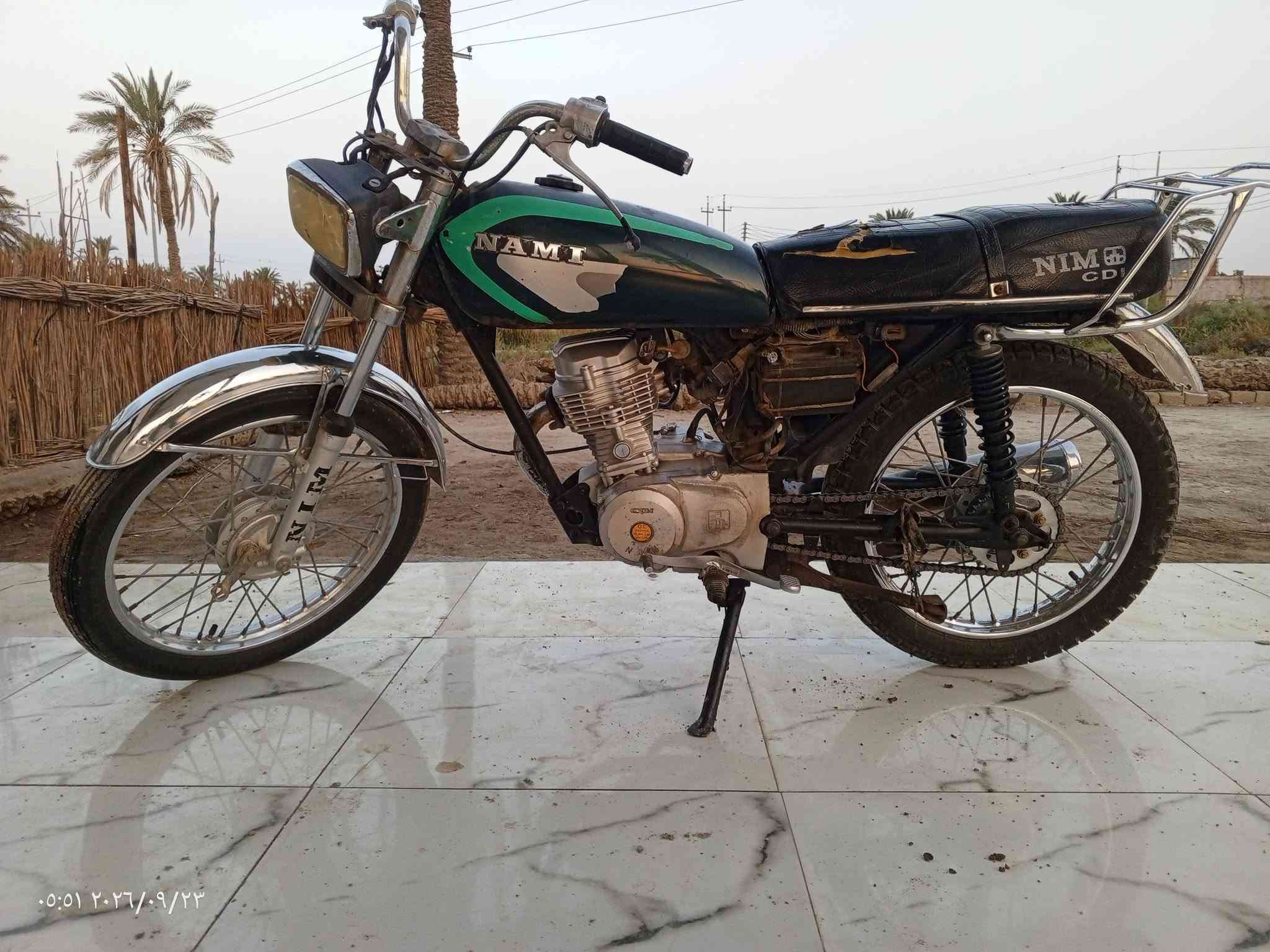 للبيع 
دراجه نامه    وكالة مجمع الكرار امتياز 
موديل.       2022/11/4
السعر   850 بيه مجال حقوق الجيه
العنوان.  سوق الشيوخ.     سيد رحمه 
***********

نص مكتوب في الصور:
- ٠٥:٠٠ ٢٠٢٦/٠٩/٢٣
- ٠٥:٥١ ٢٠٢٦/٠٩/٢٣
- ٠٥:٠١ ٢٠٢٦/٠٩/٢٣
- ٠٥:٠٥ ٢٠٢٦/٠٩/٢٣