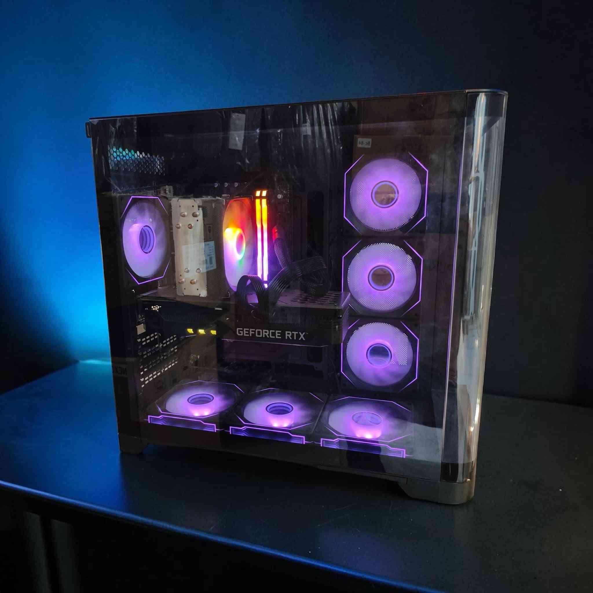 CPU: Core i5 14400f

Ram: 2x16 32GB ddr4 3200mhz Corsair

Hard: 512 ssd nvme

GPU: RTX 3080 12GB Palit Gaming pro

Bord: asrok b660m

PUS: Antec BP650 650w gold +80

Cooler: Air cooler 1 fan

Case: Midtower 7 fan ARGB Dual glass

بۆ قسەکردن لەگەڵ ئێمە نامە بۆ پەیج بنێرە نامە بۆ واتس ئاپ 
***********

لینکی تێلیگیرام 
https://t.me/cyrax_gaming0

نرخی 975$
