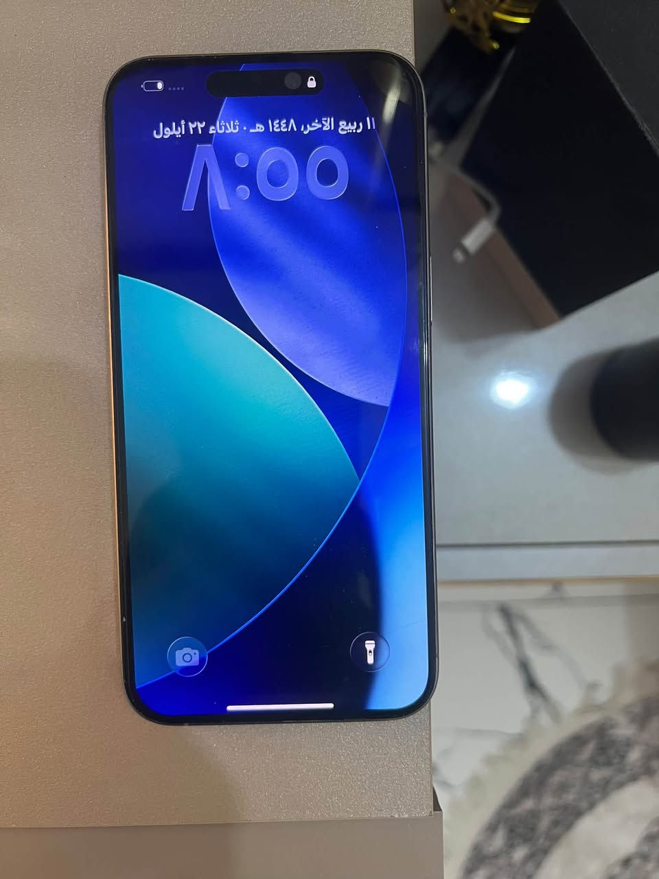ايفون 15برو ماكس نضيف
بطاريه 86
ذاكره 256
مامفتوح فقط فطر بسيط بشاشه من جوه سعره 900 وبي مجال ***********
