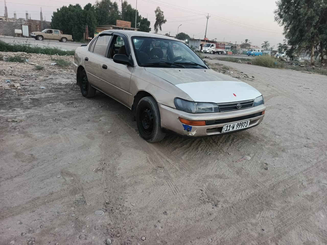 السلام عليكم
متاح كورلا موديل ١٩٩٣ سياره حلوه وجاهزه كير ومحرك كفاله صدر خير من الله من الله غرفه جديده حلوه كهربائيات شرط كله شغال رقم بغداد بسمنه رقمها مميز مصبوغة حزام مابيها ضربه مكان السياره ديالى شهربان السعر 45 وبيها مجال للشراي وميتعبني للستفسار ***********
