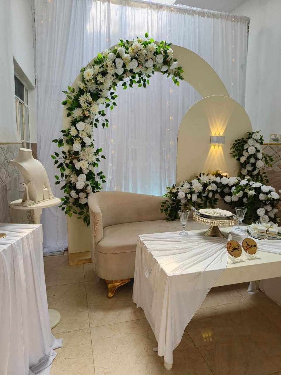 ✨ عرض وخصم خــــاص ✨
لأهلنا في برطلة والمجمعات القريبة منها 🤍
نوفر لكم كوشات مناسبات
💍 عقد قران
💐 خطوبة
🌸 حنّة
👰 عرس
بأجمل التصاميم وأحلى الترتيبات ✨
راسِلونا واستفادوا من عروضنا الجديدة والمميزة 🤍
📲 للحجز والاستفسار واتساب:
***********
@إشارة
