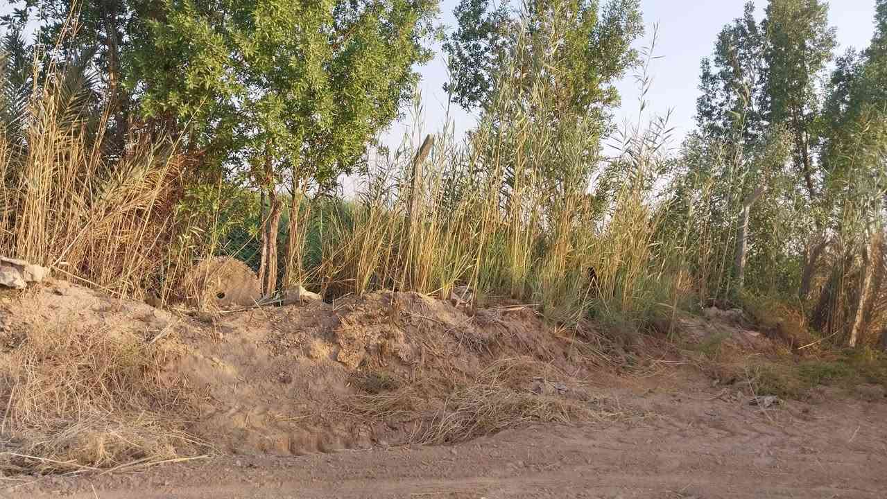 السلام عليكم دونم اونص عبور الجسر الفرنسي قرب النهر الصب مقابل الحلاقين على الشارع العام ١٥٠ متر ***********
