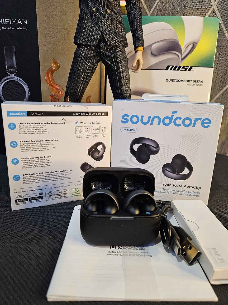 ايربود Anker Soundcore AeroClip 🎖
صراحه من أروع الايربودات الي مرت علي جديد لوك
كبس شركة مفحوص وكامل 💯
ذات تصميم المشبك (Clip-On) باللون الأسود،
وتتميز بالخصائص التالية:
♦️التصميم والراحة: تصميم مفتوح يثبت كمشبك على صيوان الأذن دون دخول قناة الأذن لضمان راحة فائقة ووعي كامل بالمحيط.
♦️الصوت والمكالمات: مزودة بمشغلات ديناميكية ومكالمات واضحة مدعمة بالذكاء الاصطناعي عبر 4 ميكروفونات.
♦️البطارية: توفر حتى 8 ساعات تشغيل للشحنة الواحدة وتصل إلى 24-32 ساعة مع علبة الشحن.
__________
للأستفسار على الخاص 📩
او على رقم الواتساب *********** 📞
الاعتماد كارت اسيا او تحويل سوبر كي 💳
#تابع_منشورات_الصفحه
