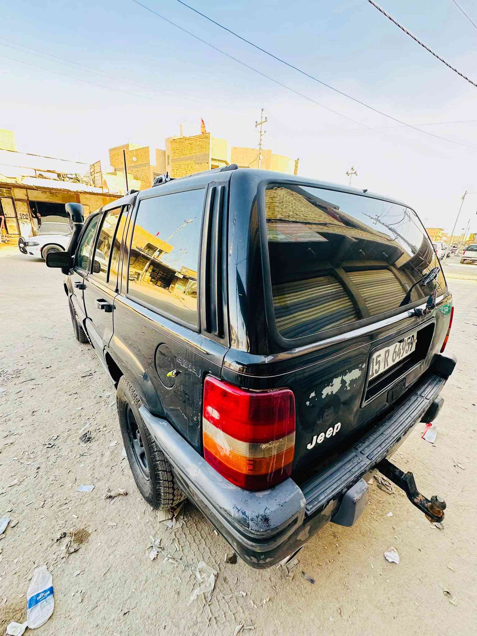 جيب شيروكي موديل94
اقره المنشور الأخير 👇🏼

محوره مكينه وكير ياباني 6 اسلندر vvt300 اشك الكاع نهضه وعزم قوي كلش 
سياره كفاله عامه من ضربه ولصبغ 
حداديه جديده فلنجات ودسكات ودبلات ولوي جدد توني شادهن وصدر ولحداديه لوره بعدهن بكراتينهن ماشادهن تجي وتشوفهن سياره اي نضوح مال دهن ماكو مكينه وكير وبور وجعمقه سياره حيل متعوب عليه 
تخم تاير جبلي توني شاده  دعاميه درع 
تبريده كامله من ثلاجه مال راس ثور وراديتر وكمبريسر  نقصه بس تمد بواري  منضومه زنون ابو 100$ شادله كهربائياته من طول للطول كله شغاله حته لماسحه مال جنطه ولماطور مال المري الجانبيه  كلشي شغال 
سياره بسمي رقمه انكليزي ثاني يوم اداورلك حته غرامات ماعليه 
سياره حيل متعوب عليه ومال جناي  
وترايك وين مايعجبك 

سعره 60 $ وبيه مجال 

***********

نص مكتوب في الصور:
- *********** ***********