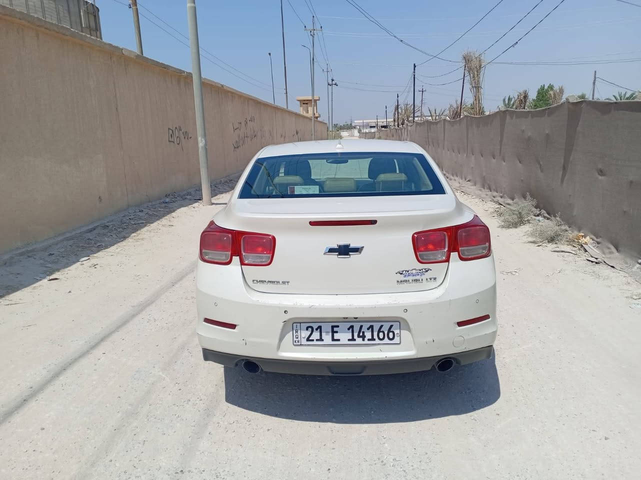 ماليبو خليجي 
مكينه 2400 للبيع فقط مكان السياره كربلاء او او القاسم 
رقم سليمانيه تريد تحويل او وكاله مواصفات فول LTZ 
السونار مرفق فقط جاملغ بدون دواخل + بارد السعر 95
***********
