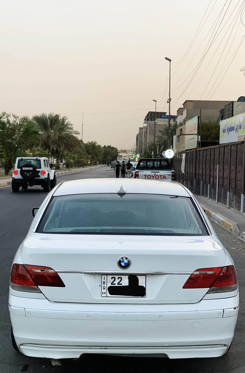 السلام عليكم من رخصة الادمنية
للبيع BMW 730Li باخرة 2008 باب طويله
بيهة رش جماليه بدون قطرة معجون 
و طخة بالجاملغ الامامي الباقي كفاله
كير مكينة تبريد كفاله صدر نص عمر
السيارة فول مواصفات بيبان شفط 
هاند بريك دكمة كشنات فول كهرباء
ستيرن كهرباء فول مواصفات للاخير 
رقم اربيل ب اسمي سنوية و هزة جدد
مكانها بغداد عارضها ب 117$ بيها مجال 
اي استفسار ***********
