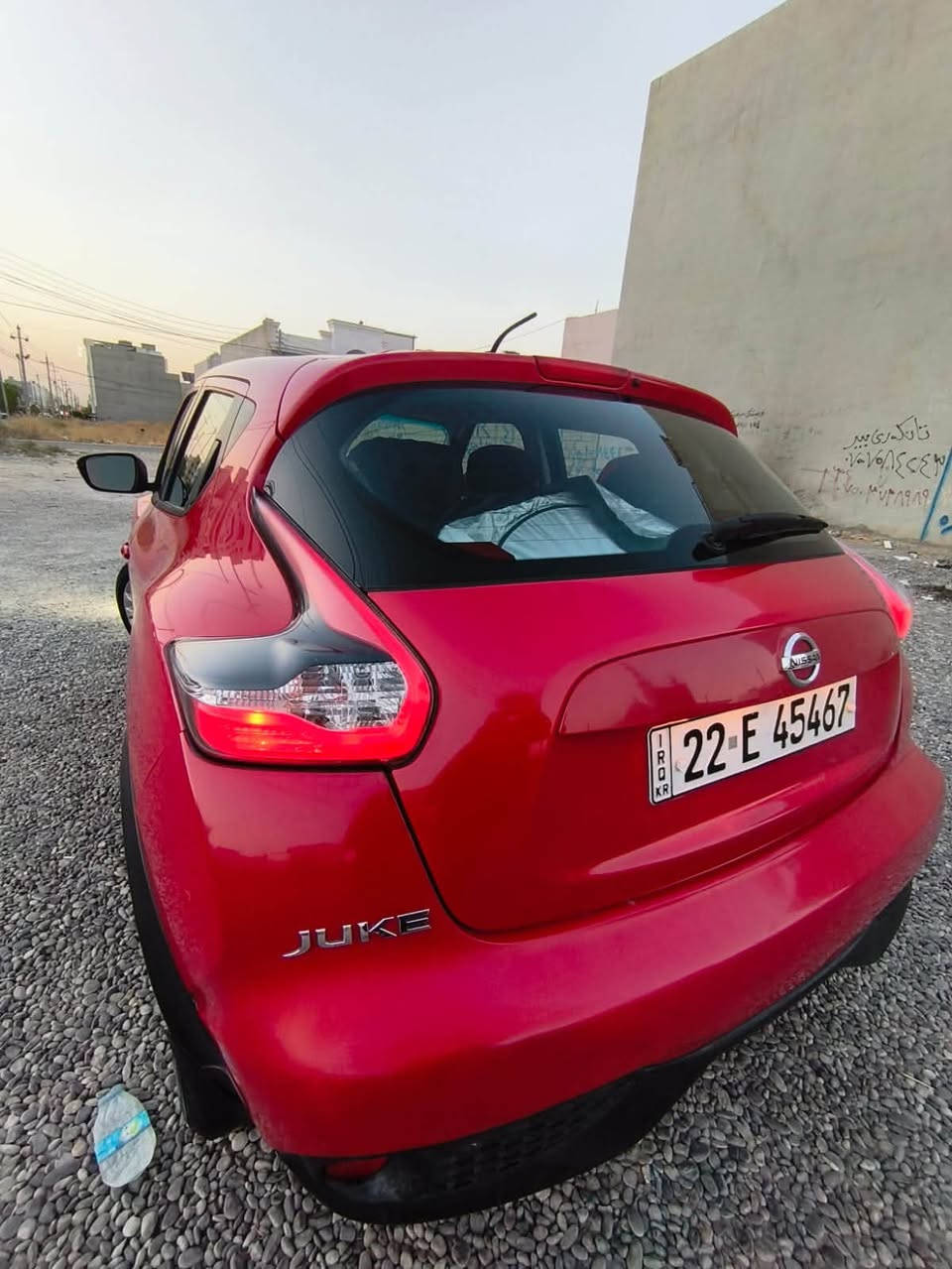 السلام عليكم سعر بلاشش💣🔥=(85$)مجال
نيسان جوك
موديل:  2016
اللون : احمر
الضررر : نص بولند +نص جملغ 
بدون دواخل 
السياره رقم اربيل + هذه فحص جديد 
سياره تعويل + وكالة شرط 
رادار 
شاشة 
كاميرة 
بعد بي مواصفات 
سياره بيدون مصرف
مكان سياره اربيل
كورك+ واتساب ***********☎️
