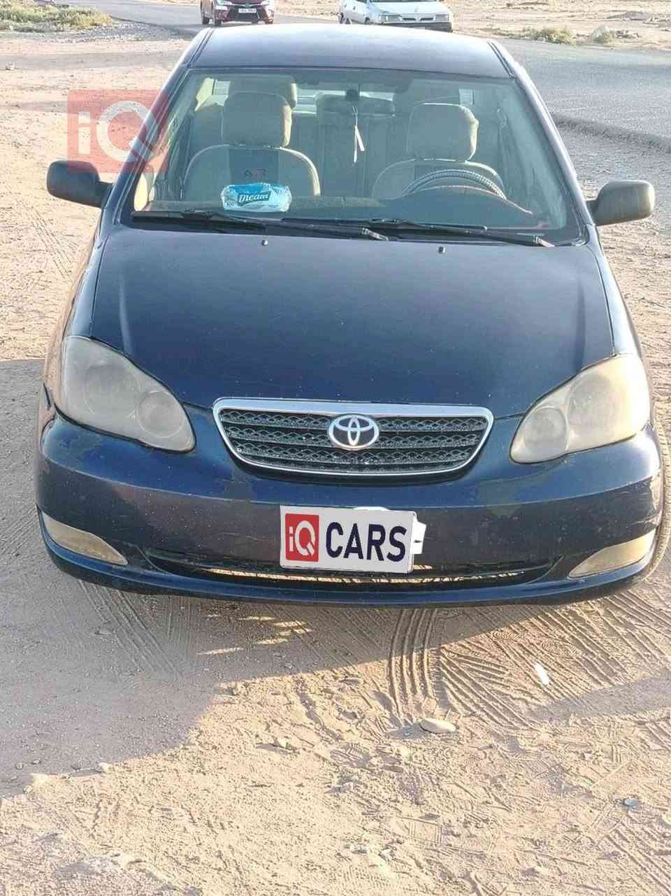 🚗 تويوتا كورولا 2007 للبيع
​المواصفات والتفاصيل:
​الموديل: 2007
​اللون: [نيلي]
​المحرك: [1.8]
​القير: [أوتوماتيك ]
​الحالة العامة: ممتازة، جاهزة للمشي ولا تحتاج أي مصاريف.
​ 
​المحرك والقير: [ مكفولين ]
​التكييف: شغال بارد ما شاء الله.
​الداخلية: نظيفة جداً ومحافظ عليها.
​السنوية/الأوراق: [ لشهر 11/ تحويل مباشر]
​💰 السعر: [88] (قابل للتفاوض البسيط)
📍 الموقع: [تكريت]
📞 للتواصل والاستفسار: [***********]
