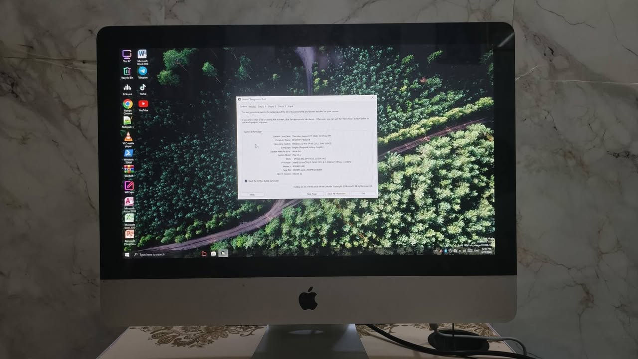 للبيع: جهاز iMac (حجم 21.5 بوصة) - جاهز للعمل بنظام وندوز! 💻
جهاز أبل أنيق وقوي يجمع بين ديزاين Apple الفخم وسهولة استخدام نظام Windows 10! ممتاز جداً للأعمال المكتبية، الدراسة، التصفح، والمهام اليومية.
​المواصفات:
​الموديل: Apple iMac 12,1
​المعالج: Intel Core i5 (رباعي النواة بتردد يصل إلى 2.50GHz)
​الرام (RAM): 4 GB
​كرت الشاشة: AMD Radeon HD 6750M (منفصل)
​نظام التشغيل: Windows 10 Pro جاهز ومثبت عليه أهم البرامج (Office, Chrome, Telegram وغيرها)
​الشاشة: شاشة أبل المتميزة بالدقة ووضوح الألوان.
​حالة الجهاز: نظيف جداً وجاهز للاستخدام الفوري.
وياه هدية الكيبورد والماوس 
والتوصيل مجاني لجميع المحافظات 
السعر 200 ألف دينار 
عندي بس قطعة وحدة باقية تشتغل 
وعندي قطعة نفس مواصفاتها بس ابيعها فحم ب100 

اللي يحب يطلبها يتواصل وياي عالواتساب ***********
