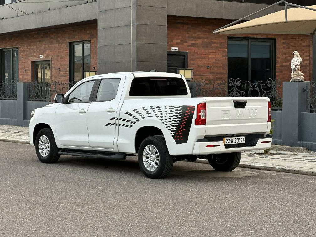 BAW pickup 2023 Large
بیکاب باو مودیل 2023 مکفولە کفالە عامە گیر عادی محرک 2000 سیارە دبل قمارە کبیرە مثل فورد اف150 شاشە کبیرە کامیرا و حساس و کشنات جلد محرک یابانی رقم اربیل و باسمی ماشیە 20 الف کیلومتر
 موجودە من اربیل *********** واتساب
پیکەب باو مۆدێل 2023 سپی گێڕ عادی 
فول مواسەفات مکینە 2000 گیر عادی دبل قمارە لارج شاشە گەورە کامیرا حساس کوشن جلد گێچ الکترونی تحکم ستیرن مکینە یابانیە
گێڕ تەبرید مەکینە سبوغ لێدراو هەمووی بەشەرت
رەقەم هەولێرە و بەناوی خۆمە هەموو شتی تازەیە
تەنیا 20 هەزار کیلومتر رویشتووە
سعری 135 وەرەقە و مجال
*********** واتساب أربيل, العراق
