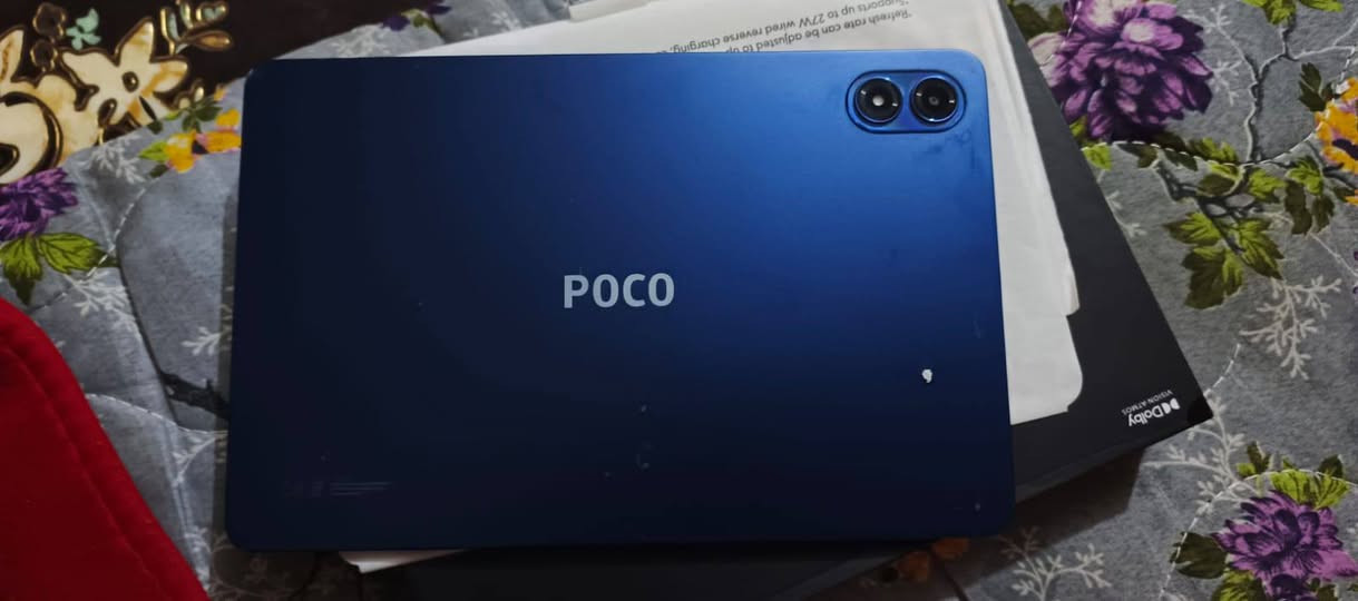 📱 POCO Pad M1 للبيع
🔹 الذاكرة: 256GB

🔋 البطارية: 100%

⚡️ دورات الشحن: 56 دورة فقط

🎨 اللون: نيلي

🎮 يشغل PUBG على 90 فريم

💯 أداء ولعب يخبل، لا تعليك ولا كراش

✨ الجهاز لا كسر، لا شخط، ولا أي ضربة

أغراضه كاملة

الجهاز نظيف جداً ومحافظ عليه، والفحص كدام المشتري.

اخوان اني مكلف بلنشر هذا رقم صاحب الايباد تواصلو وياه *********** بي واتساب

نص مكتوب في الصور:
- POVA 6 Pro 5G
- 2026.09.16 02:42 AM
- 23mm f/1.8 1/25s ISO6194
- Rifai