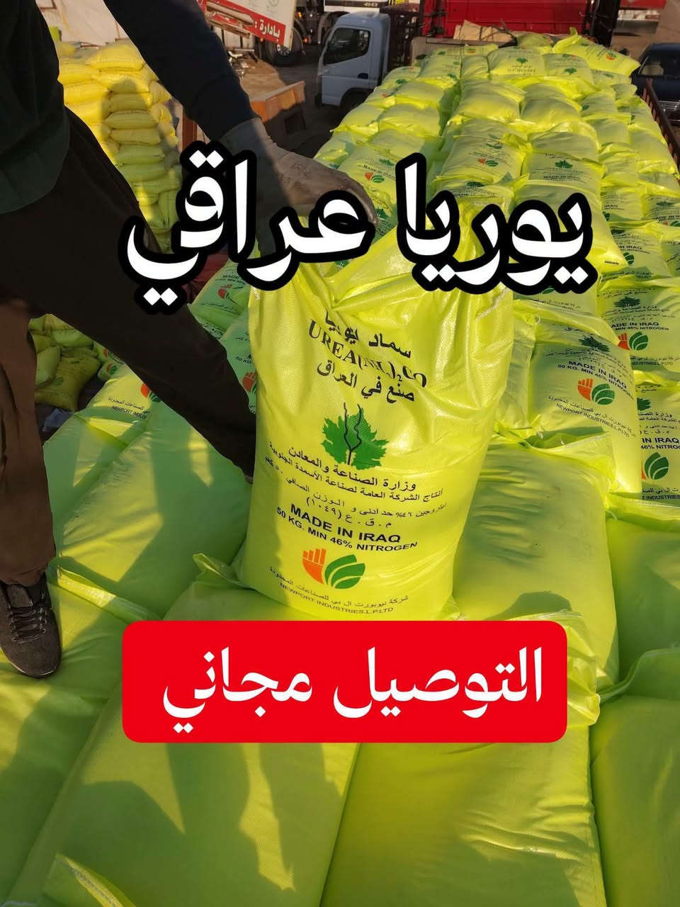 يوريا عراقي • نتروجين ٤٦٪ • توصيل مجاني