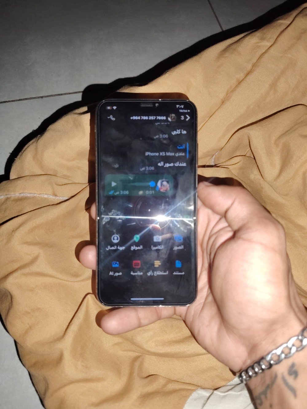 آيفون XS ماكس • بطارية ١٠٠ • نجف