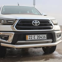 بيكم هايلوكس سعودي 2022 سياره فول  ماشيه 75الف  بيها كم مكان بارد رقم ...