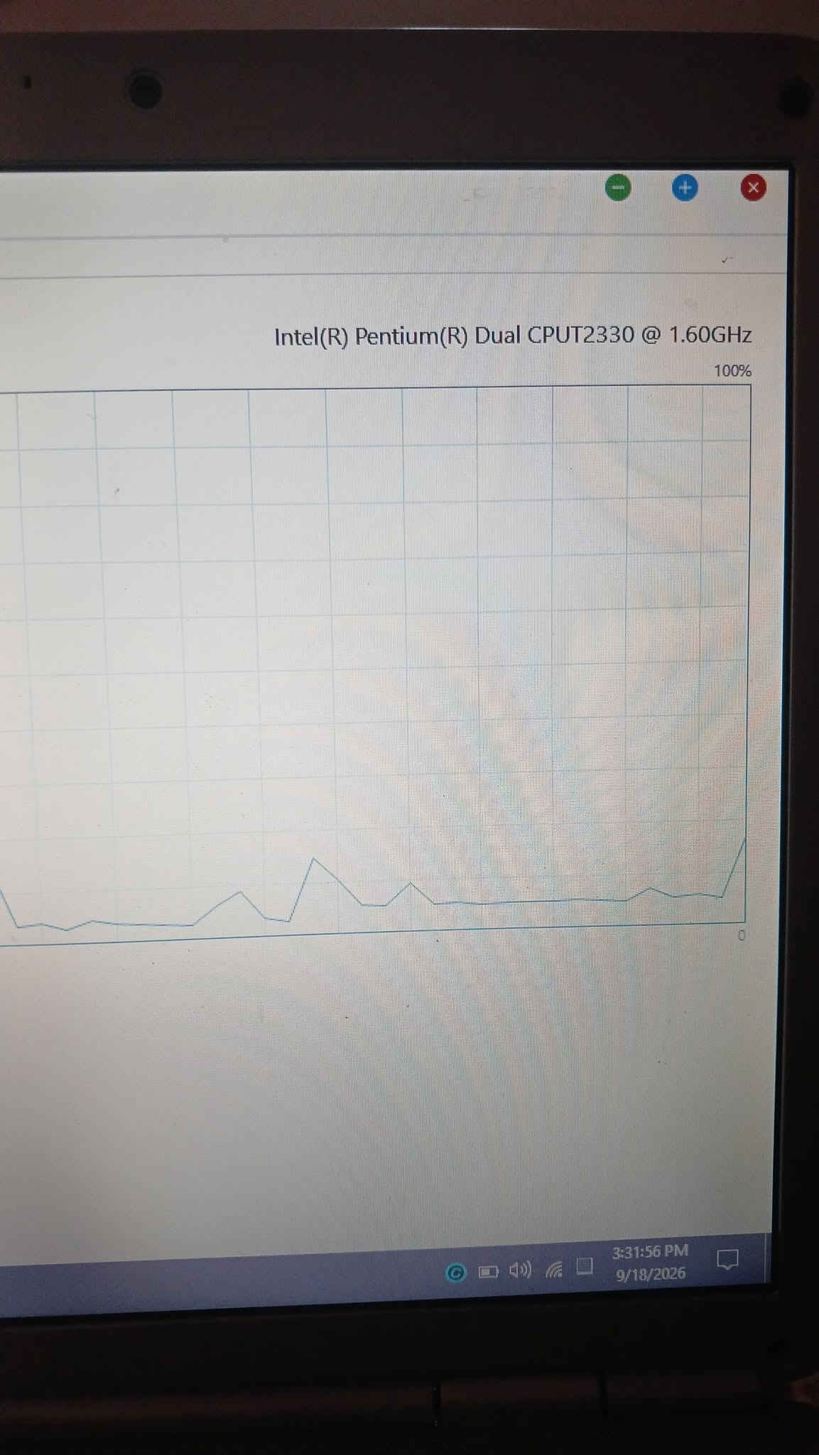 السلام عليكم شلونكم شباب عندي لاب توب سعره 35,000 اريد ابيعه
مواصفاته 
هارت 500 جيجا 
رقم اثنين جيجا 2 
الجهاز يشتغل نظافته 80% 
مكاني بغداد زيونه توصيل ما عندي

نص مكتوب في الصور:
- 2.0 GB DDR
- 2.0 GB
- 3:32:37 PM
- 9/18/2026
- TOSHIBA MK2561GSYN
- 100%
- 0
- 500 KB/s
- 450 KB/s
- 3:32:47 PM
- Intel(R) Pentium(R) Dual CPUT2330 @ 1.60GHz 100% 0 3:31:56 PM 9/18/2026