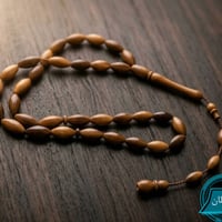 مسبحة نارجيل • 33حبة • خشب كوك