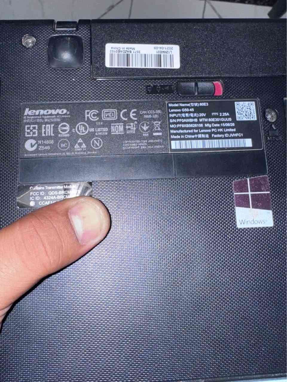 للبيع لابتوب Lenovo G50-45
ملاحضه
مهمه
بدون هاررررد ❌❌❌

* شاشة 15.6 إنج
* مناسب للدراسة، الأوفيس، والتصفح
* بطارية وشاحن أصلي
* الجهاز بحالة جيدة
* يقبل الفحص قبل الشراء

📍 السبب: التبديل إلى جهاز أحدث.

للاستفسار والمراسلة على الخاص أو الاتصال:
*********** سوق الشيوخ, ذي قار
