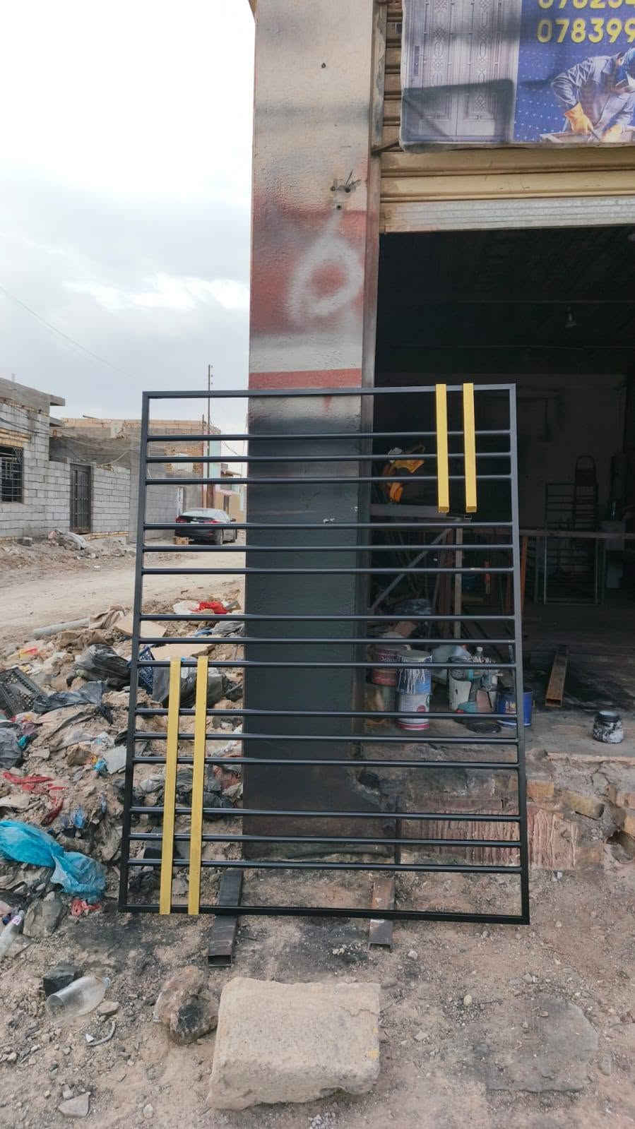 ورشة حدادة • أبواب شبابيك • الإسكان الصناعي