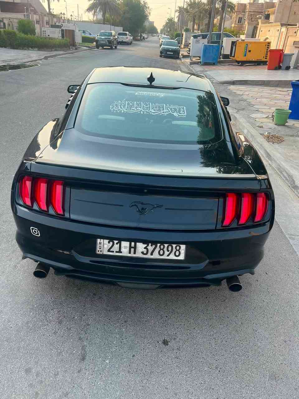 السلام عليكم 
الوحش للبيع 🚀 موستنك ايكو بوست🖤 2020 كفاله عامه من كلشي مكفوله من اي ملاحضات بيها رصعه خفيفه بلجاملغ الخلفي كير مكينه كفاله السياره عليها عطاس تيربو ماركه HKS السياره باسمي تحويل مباشر 💱
شوته رياضي وبعد هواي اضافات 
السعر 137 وبيها مجال 
بغداد زيونه 
للاستفسار ***********
