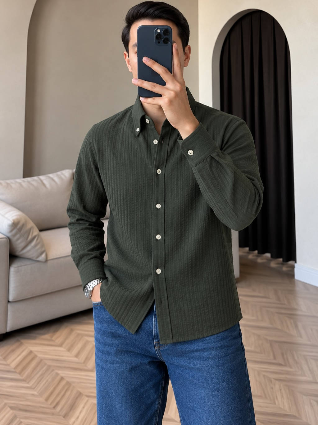 🔥 خصم خاص على قميص البراندات 🔥

BRANDED MEN’S SHIRTS
خامة راقية • ستايل شيك • جودة مميزة ✨

السعر السابق: 35,000 د.ع
🔥 بعد الخصم: 20,000 د.ع فقط 🔥

📏 القياسات: S | M | L | XL | XXL
✨ متوفر بعدة ألوان

CHIC — Style That Speaks.

نص مكتوب في الصور:
- خصم 40% سعر القميص 20 الف