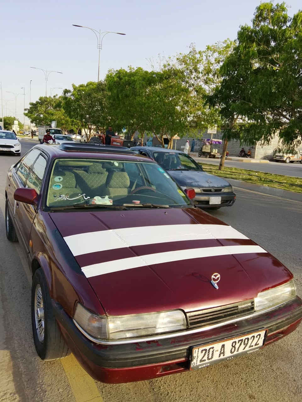 🚗 للبيع مازدا موديل 1992 🚗
🔹 اللون ماروني  🔹 كير عادي 🔹 محرك 8 باخ المرقوب 🔹 رقم أربيل 🔹 سنوية جديدة وباسمي 🔹 كود بنزين 🔹 الجامات كهرباء 🔹 جميع الكهربائيات شغالة 100% 🔹 السيارة مرتبة ونظيفة ومال جناي    ........( سيارة ما بيهة اي نقص)
........
السعر 38 ورقة قفل لان السيارة متعوب عليهة 
للاتصال       *********** 

ملاحضة مو شراي لا تتصل
مكان السيارة ديالى قضاء قرة تبة
