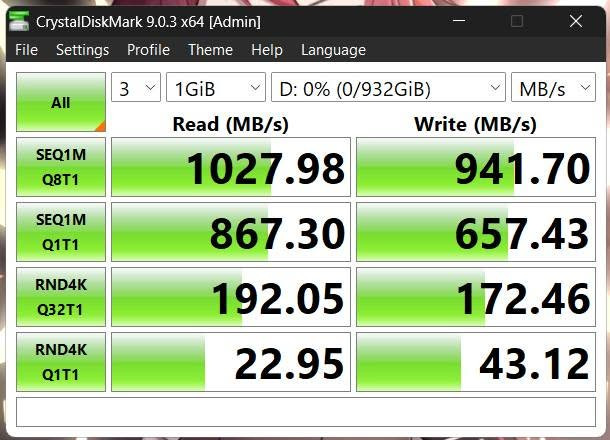 SSD خارجي
ماركة JMicron
حجم 1TB
سرعة 1000MB موضحة بالصور
مكاني مشتل شارع الكوسترات
***********
