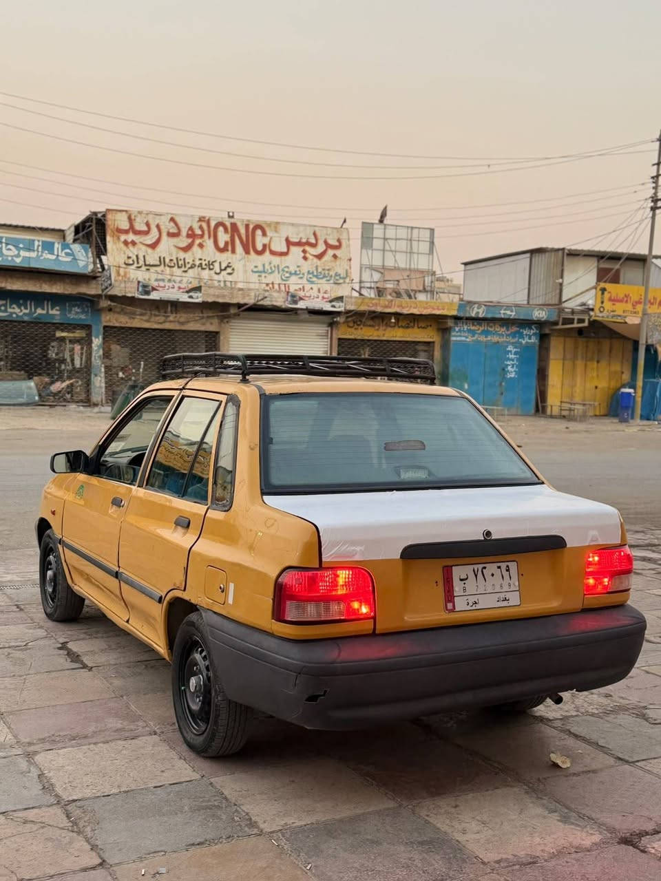 السلام عليكم سايبا موديل ٢٠١٢ مكفوله من الضربه والصبغ والتبديل والخياس شواصي كفاله
محرك وكير وصدر جديد تخم تاير جديد كهربائيات شغاله مصفره غرمات 
سياره جاهزه من كول نقص كبل لشارع 
التبريد نقص غاز 
مكاني بابل 
السعر ٢٢ 
***********
