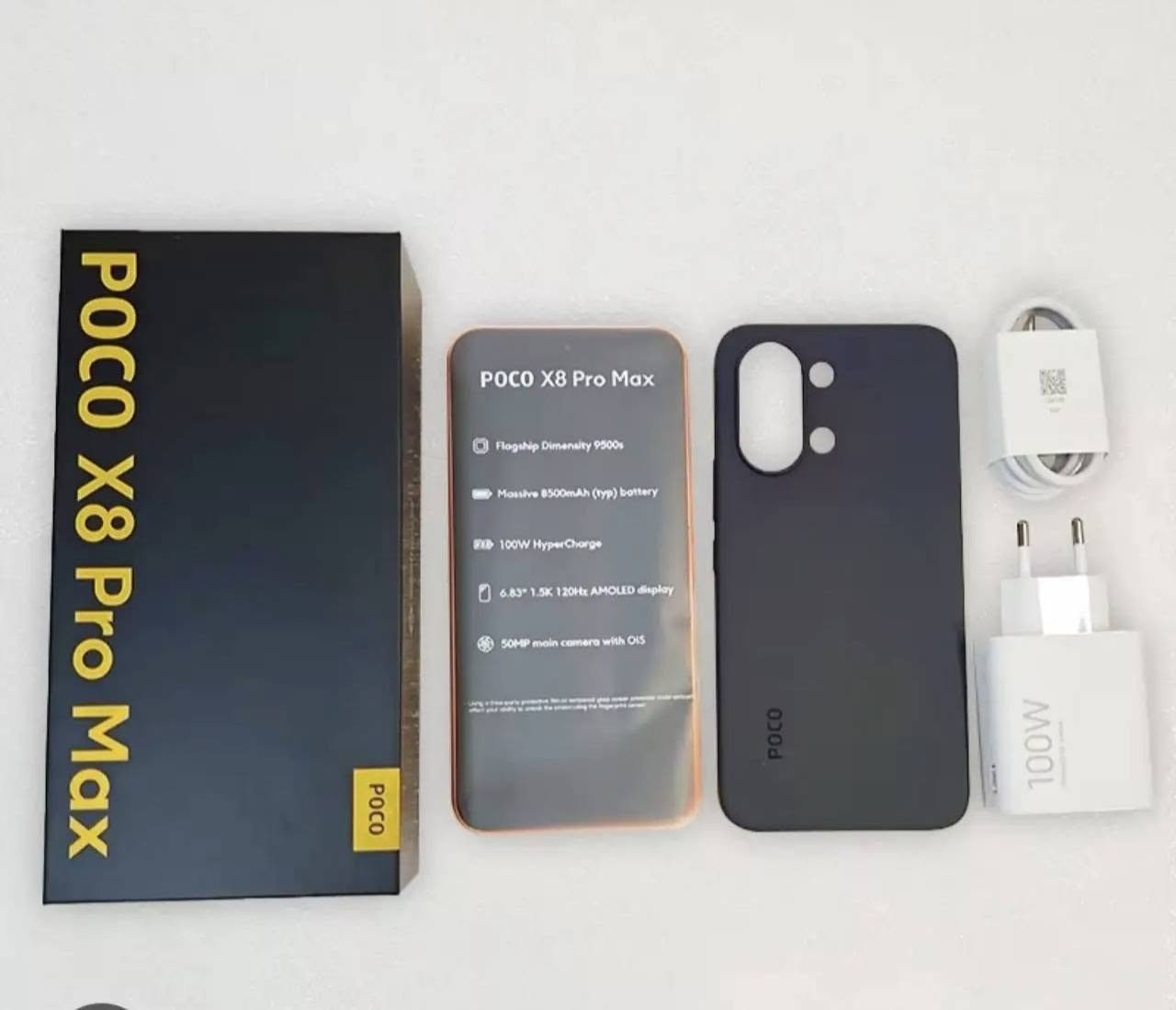 مۆبایلی یەکەم: Honor X9b Master Copy

​✨ تایبەتمەندییەکان:

▫️ بیرگە (مێمۆری): 512GB

▫️ ڕام: 8GB

▫️ سیمکارت: دوو سیمکارت + شوێنی میمۆری

▫️ باری ئامێر: لۆک، تەواوی کەلوپەلەکانی لەگەڵدایە (کامل ئەشیا)

​💰 نرخ: 115,000 دینار

​📱 مۆبایلی دووەم: Redmi 17 

​✨ تایبەتمەندییەکان:

▫️ بیرگە (مێمۆری): 256GB

▫️ ڕام: 4GB + 4GB (کۆی گشتی 8GB)

▫️ باتری: 7500mAh

▫️ سیمکارت: دوو سیمکارت + شوێنی میمۆری

▫️ باری ئامێر: تەواو لۆک و نوێیە (تەنها پاکەتەکەی هەڵپچڕاوە)، تەواوی کەلوپەلەکان + هەدیەی لەگەڵدایە

​💰 نرخ: 255,000 دینار

​📱 مۆبایلی سێیەم:POCO X8 Pro Max 

​✨ تایبەتمەندییەکان:

▫️ بیرگە (مێمۆری): 512GB

*ڕام 12

▫️ باتری: 8500mAh

▫️ شەحن: 100W (شەحنی زۆر خێرا)

▫️ باری ئامێر: تەواو لۆک و بە هەموو کەلوپەلەکانییەوە (کامل ئەشیا)

​💰 نرخ: 740,000 دینار

​📍 شوێن: چوارقوڕنە

🤝  مەعامەلەشی تێدایە

📞 پەیوەندی یان واتسئاپ: *********** رانية, السليمانية
