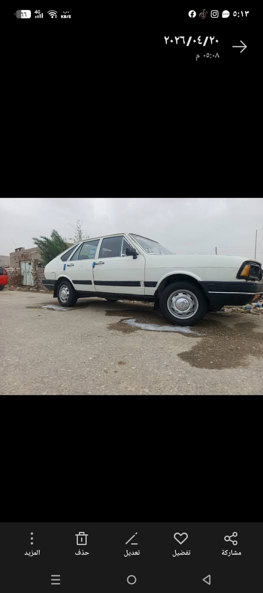 سلام عليكم برازيلي للبيع موديل 1986
سياره بلاديه رقم بغداد صدامي كير ومكينه وحداده وتايرات مكفولات المكان ناصريه شطره 
سعر 18 وبيه مجال 
ارقم***********
