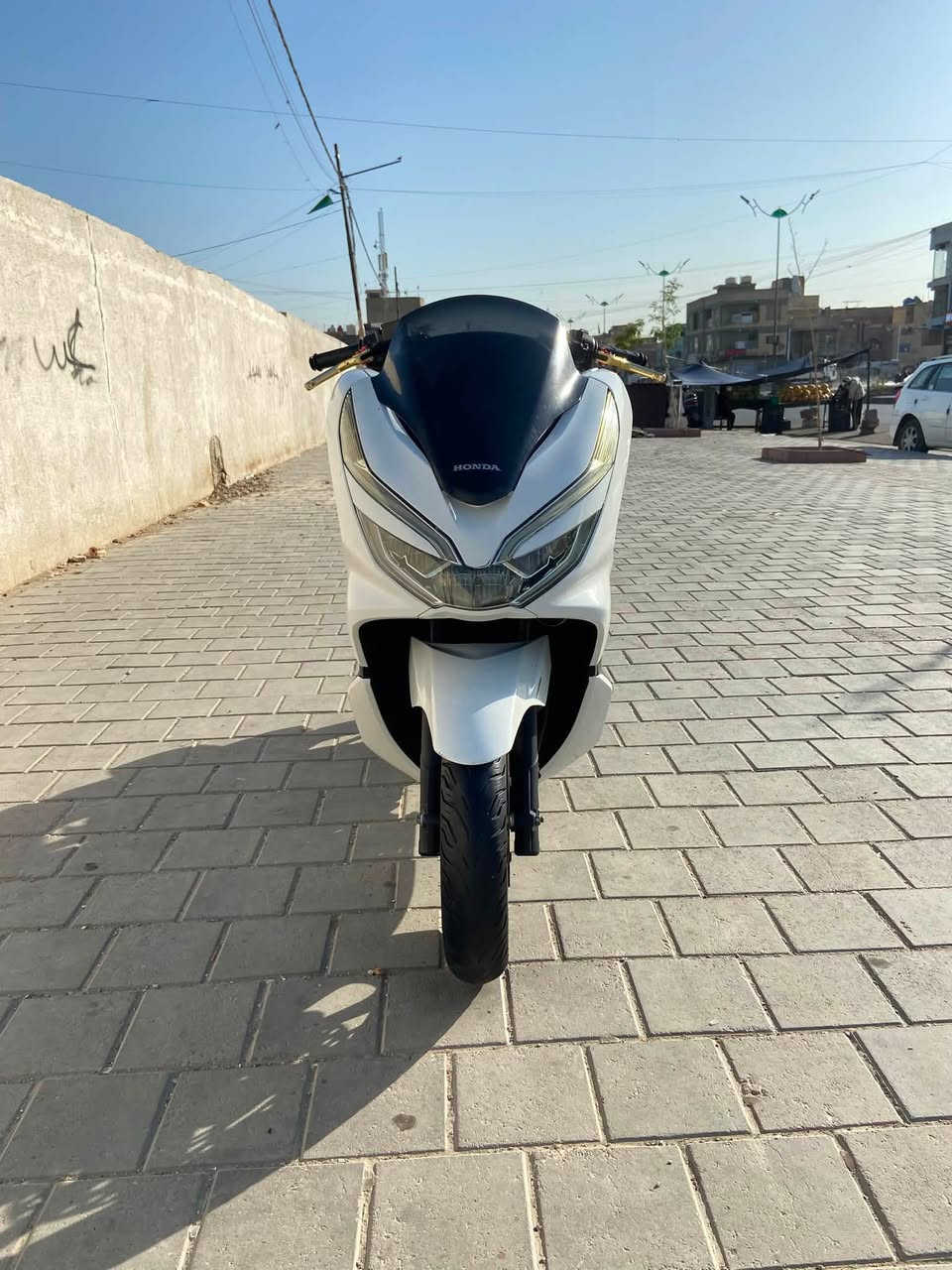 يا الله
سلام عليكم 

دراجه PCX جيل 3 ياباني 

مكينه 125 سيسي 

مكفوله كفر ومكينه كفاله عامه 

حساس زدحام حساس ستان 

سعر 16 ونص$ وبيه مجال 

العنوان بغداد حي لبتول 

للتواصل ***********

واتساب فقط ***********
