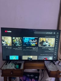 تلفزيون شارب ٤٣ • شغال ١٠٠ب١٠٠ • خطوط سودة