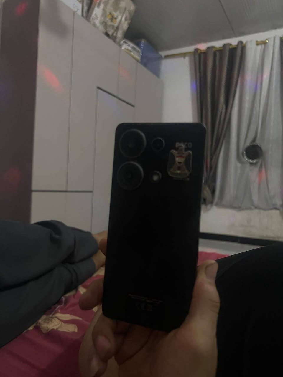 POCO M6 Proالببع 
الشاشة: نوع AMOLED قياس 6.67 إنش بدقة FHD+ ومعدل تحديث 120 هرتز.المعالج: قوي وعالي الكفاءة من نوع Helio G99-Ultra.الكاميرا: خلفية ثلاثية بدقة 64 ميجابكسل مع مثبت بصري OIS.الذاكرة: متوفر بذاكرة تخزين كبيرة تصل إلى 512 جيجابايت مع رام 12 جيجابايت.
السعر 100 مكاني بغداد 
***********

نص مكتوب في الصور:
- 9:55 20 Xiaomi HyperOS 3.0.305.0 اسم الجهاز POCO M6 Pro التخزين ٤٤,٦ ج.ب./٥١٢ ج.ب. إصدار نظام التشغيل (ل POCO) 3.0.305.0.WNFMIXM.C10 إصدار Android 16 BP2A.250605.031.A3 تحديث أمان نظام Android 2026-08-01 المواصفات والمعلومات التفصيلية