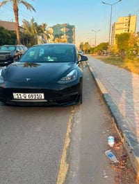 تسلا موديل 3 موديل ٢٠٢٣ وارد امريكي عدادها ٥٣ الف  رقم بغداد بأسمي فول...