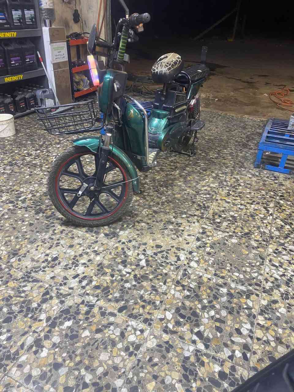 دراجة شحن • ٥ بطاريات جديدة • الدورة المهدية