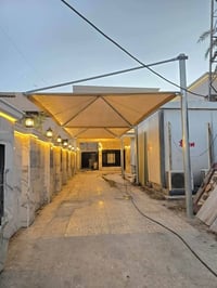 مظلة هرمية • عزل ١٠٠٪ • تركيب بغداد