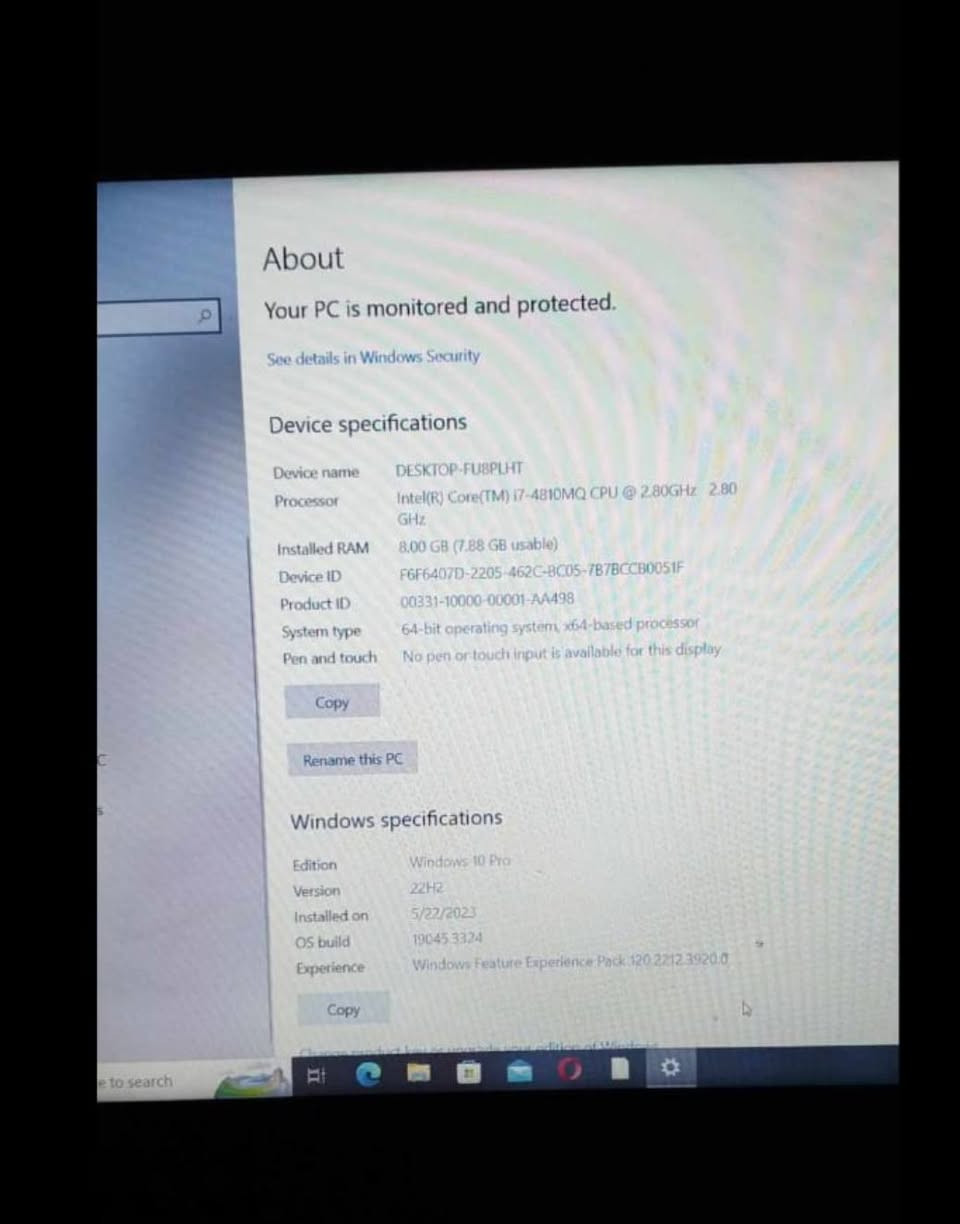 لابوتوبhp
256ssd
كرت شاشه نفيديا 2كيكه 
و كرت شاشه انتل4 كبكه
كور اي 7 الجيل الرابع2.80هرتز
رام8
العطل كم دكمه بلكيبورد اذا يريد يصلحه يتبدل الكيبورد كله 
ونخفاض بلبطاريه شغاله بس مطول بلشحن
السعر 200وبي مجال للشراي ***********
